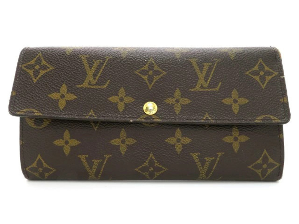 LOUIS VUITTON Long Wallet Portefeuille Sarah Monogram